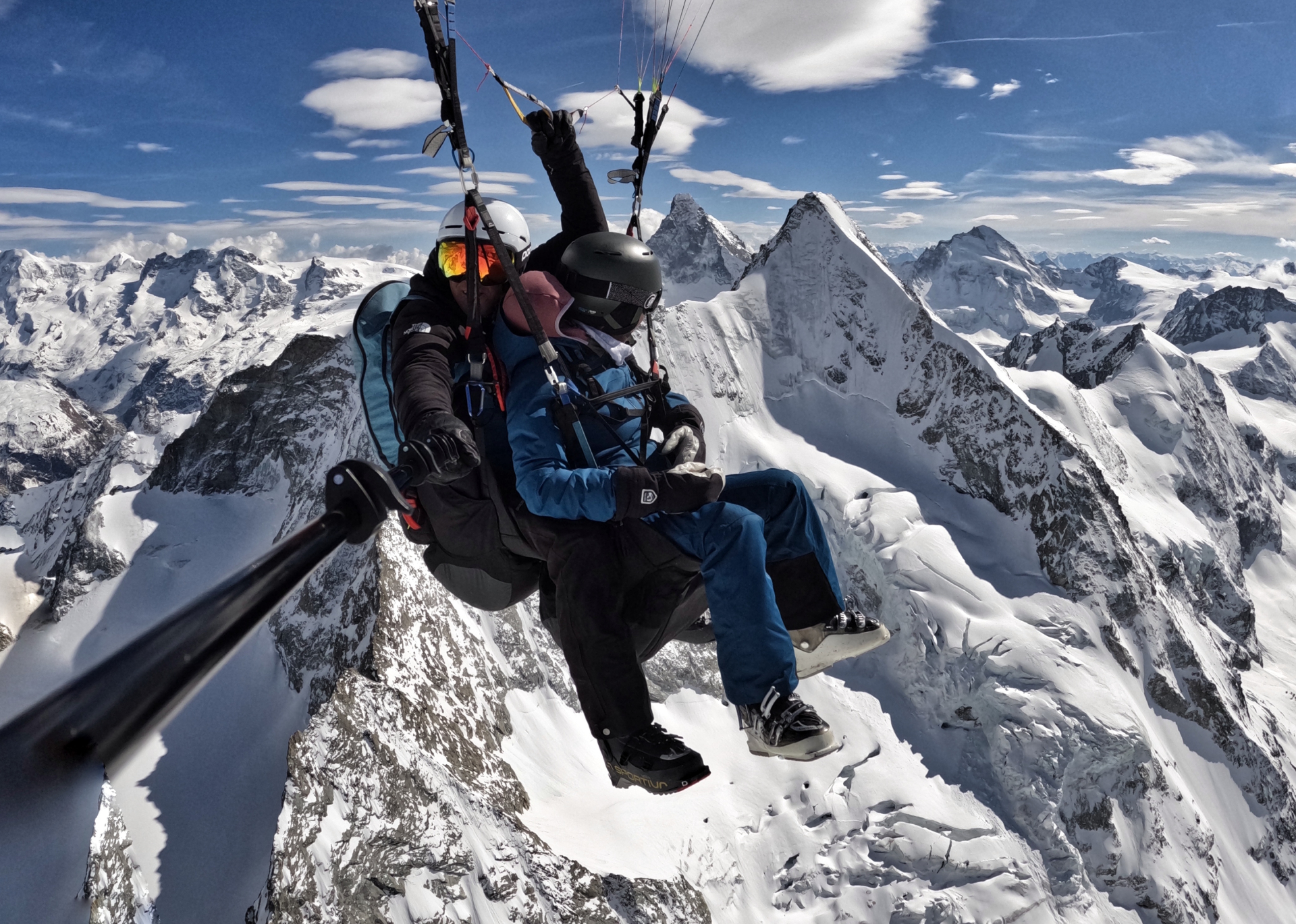 Parapente biplace Zinal Suisse