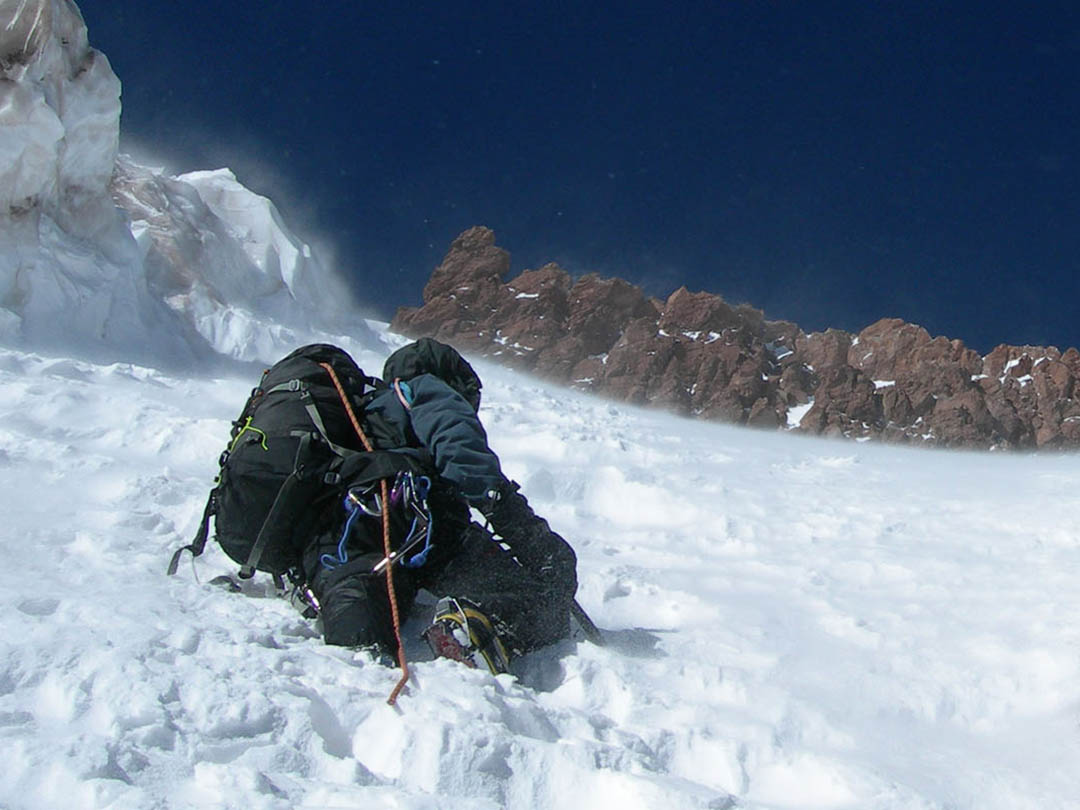 alpiniste en altitude