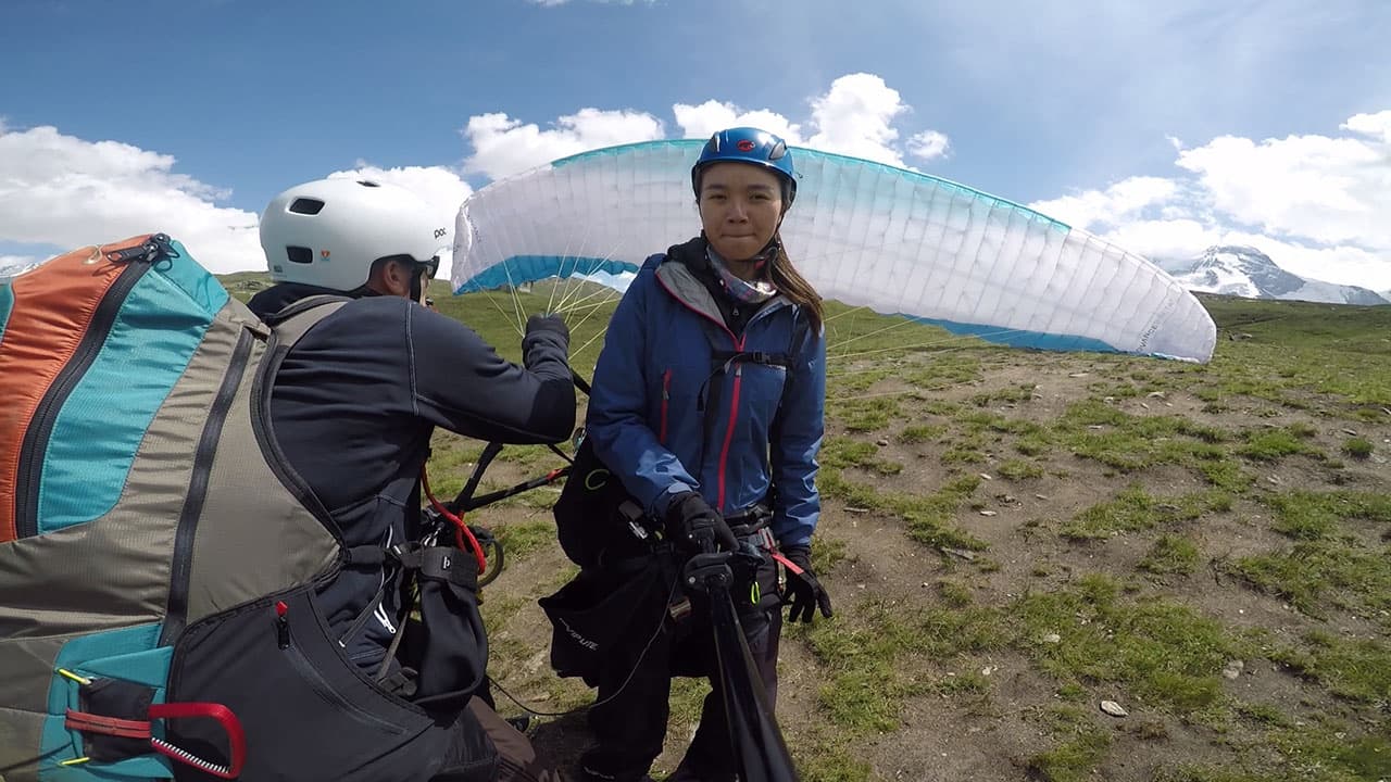 Parapente biplace Zermatt